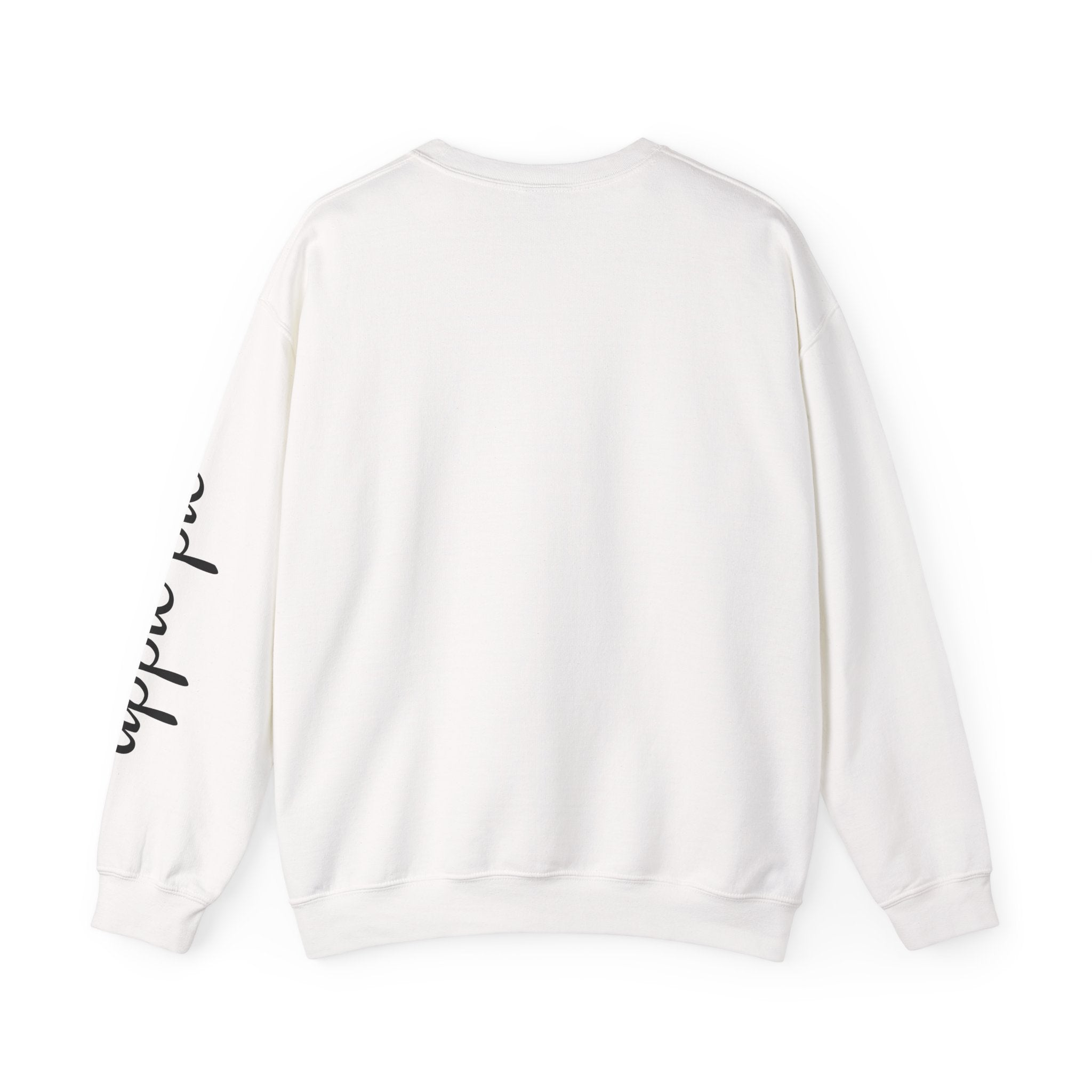 Apple Pie Nutrition Crewneck Sweatshirt — Fun Food Label Graphic Pullover