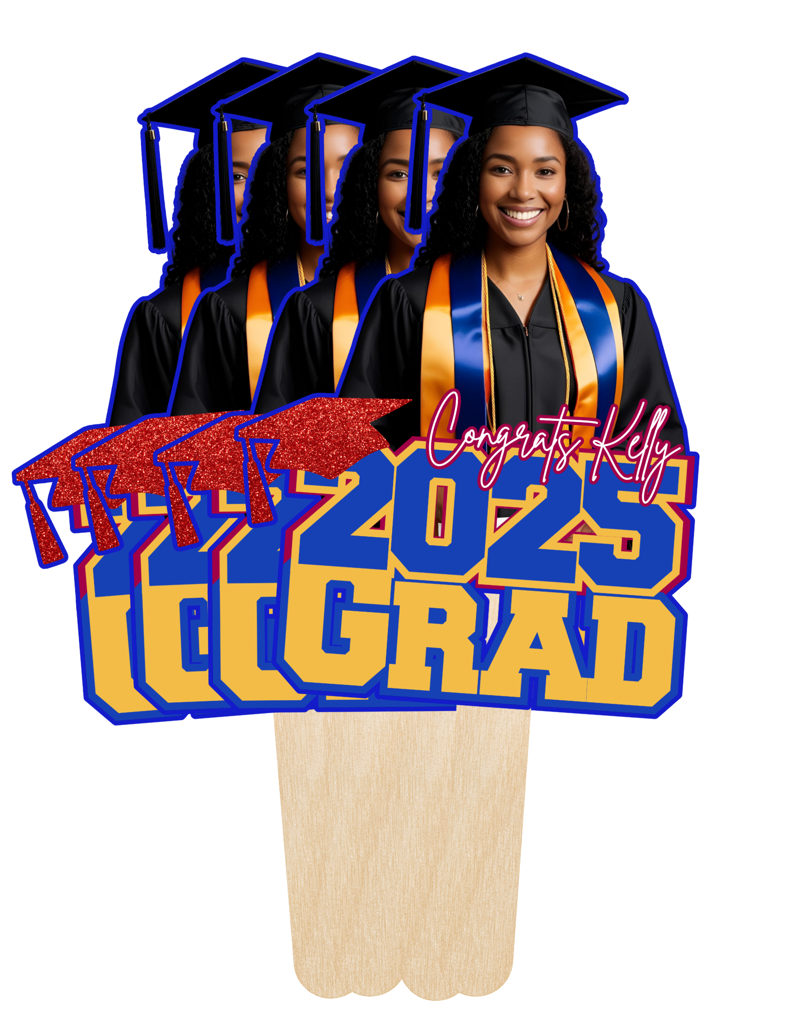 Personalized Grad Fan
